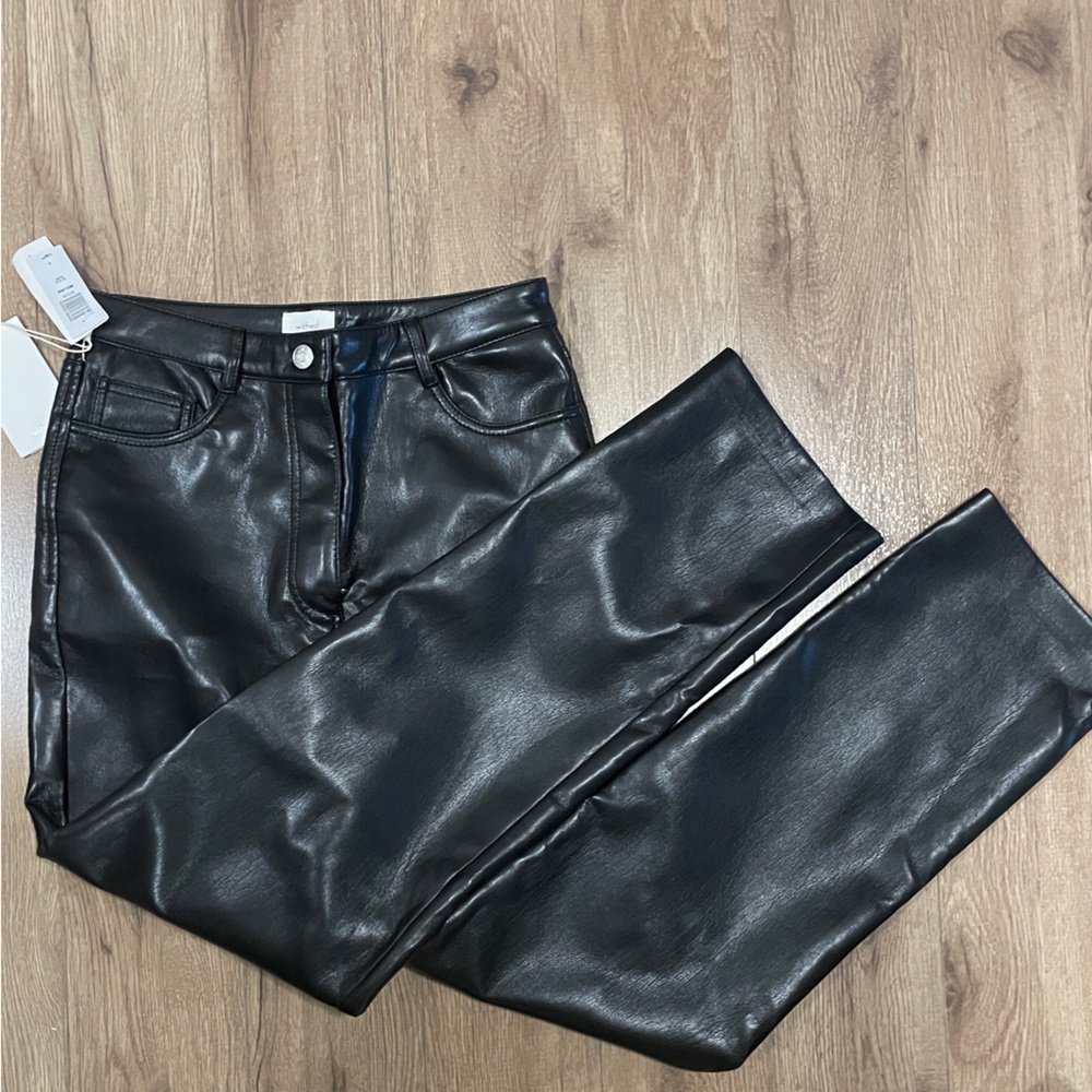 NWOT Wilfred Melina Vegan Python Leather Pants in Regular Length
